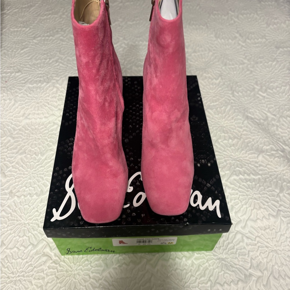 Sam Edelman Vibrant Pink Heeled Boots
Brand New